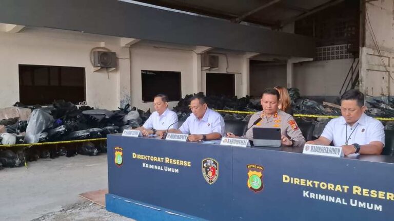 Gudang 1.494 Motor Curian di Jaksel Digerebek, Diduga Akan Dikirim ke Afrika