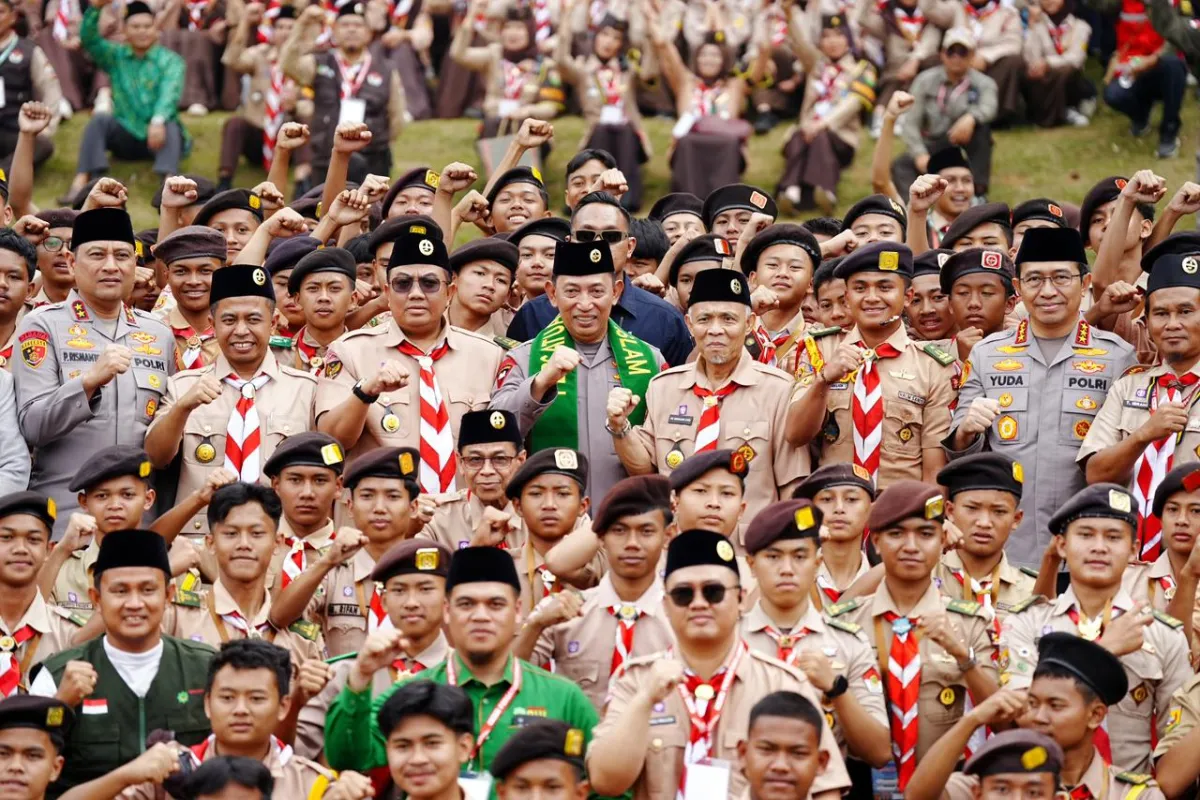 Pesan Bijak Kapolri untuk Pramuka Persatuan Umat Islam