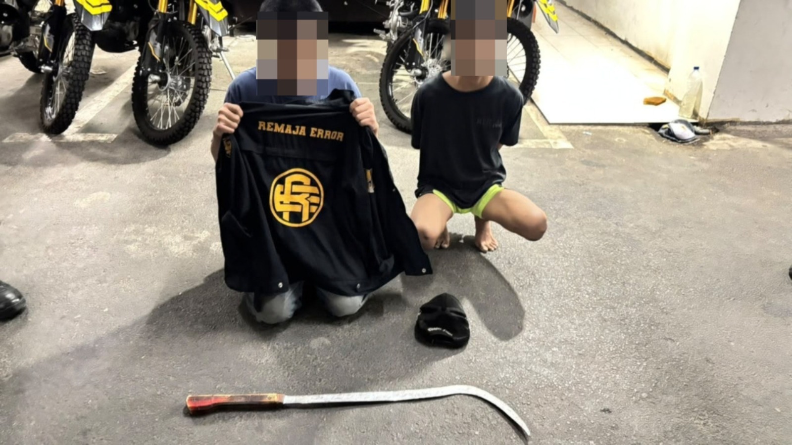 Aktif Cegah Tawuran, Patroli Dini Hari Brimob Polda Metro Jaya Amankan 2 Pemuda di Cakung