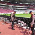 Pastikan Aman Untuk Laga ASEAN Cup 2026, Brimob Polda Metro Jaya Sterilisasi Stadion GBK