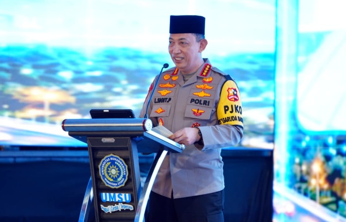 Satu Klik, Sejuta Dampak: Kapolri Minta Mahasisswa Baru UMSU Bijak Berteknologi