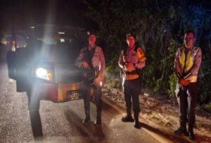 Persempit Ruang Kejahatan, Brimob Polda Sumut Patroli Malam di Jalinsum