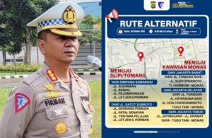 Ikuti Rute Alternatif untuk Menghindari 52 Agenda Massa Hari Ini di Jakarta