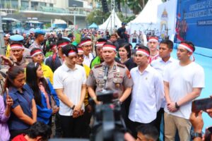 Edukasi Generasi Muda, Polda Metro Jaya Gelar Deklarasi Sumpah Pemuda di Bundaran HI