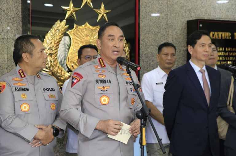 Wasekjen BNN China Datangi Kapolri, Apresiasi Profesionalitas Polri Gulung Laboratorium Klasdestin 1,2 Ton Sabu di Aceh