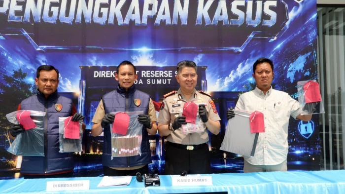 Kerja Sama Apik dengan Polda Metro, Ditressiber Polda Sumut Tangkap CEO Judi Online di Jakarta Pusat