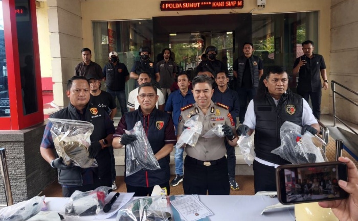 Polda Sumut Bekuk Dua Tersangka Penembakan Maut di Deli Serdang