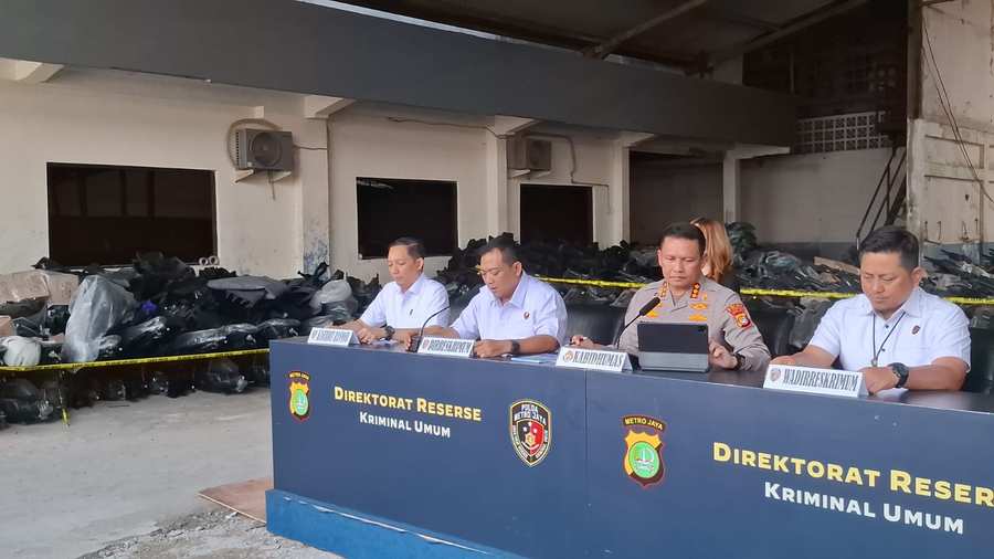 Gudang 1.494 Motor Curian di Jaksel Digerebek, Diduga Akan Dikirim ke Afrika