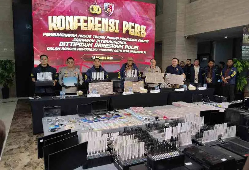 Ngeri! Judol Sedot Pulsa Pukat Harimau Sasar Anak-anak, Komplotan Digulung Mabes Polri